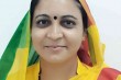 BJP MLA Sarojini Banjare congratulating Martyr Neeraj Singh Rajput