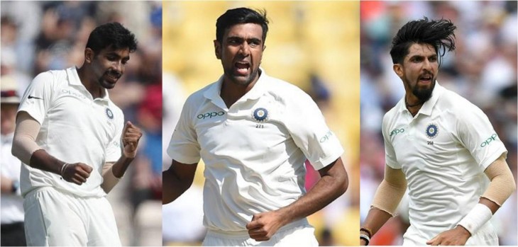 आश्विन -बुमराह (3 विकेट), इशांत -शमी (2 विकेट) की सधी हुई गेंदबाज़ी से ऑस्ट्रेलिया बैकफुट पर आश्विन -बुमराह (3 विकेट), इशांत -शमी (2 विकेट) की सधी हुई गेंदबाज़ी से ऑस्ट्रेलिया बैकफुट पर