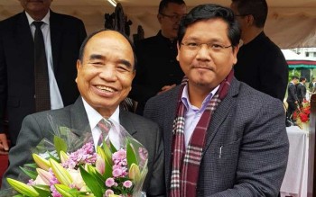 MNF Leader Zoramthanga took oath on Saturday as Mizoram new CM