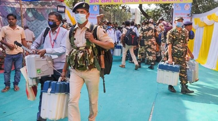 Bihar Election 2020 : पहले चरण में 53.54 फीसदी मतदान, कोरोना को लेकर विशेष तैयारी की गई थी