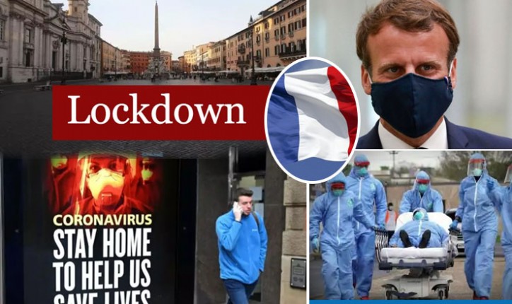 France Lockdown: फ्रांस में कोविड-19 की दूसरी लहर, शुक्रवार से दोबारा लॉकडाउन की घोषणा France Lockdown: फ्रांस में कोविड-19 की दूसरी लहर, शुक्रवार से दोबारा लॉकडाउन की घोषणा