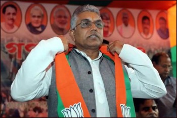 Bengal BJP Chief Ghoshs Convoy Attacked Allegedly By TMC Goons