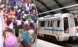 Delhi Metro services affected today Due to farmers agitation