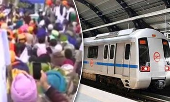 Delhi Metro services affected today Due to farmers agitation