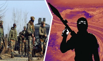 Encounter between security forces and militants in Jammu-Srinagar National Highway