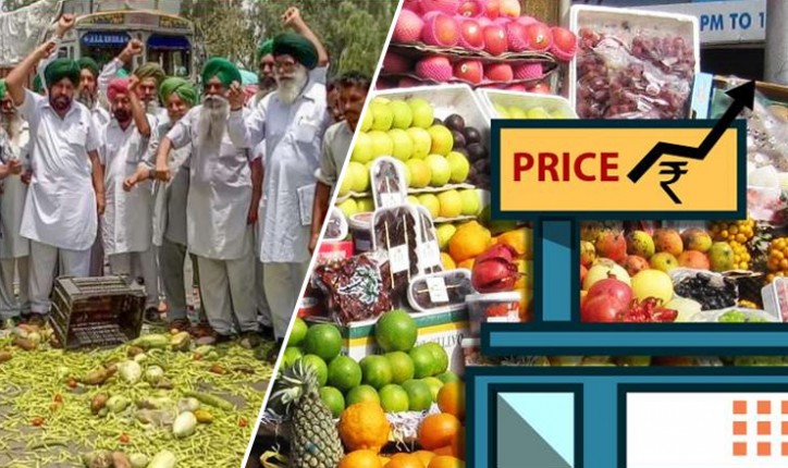किसान आंदोलन का असर: दिल्ली में महंगी हुई सब्जियां, फलों के दाम में भी इजाफा किसान आंदोलन का असर: दिल्ली में महंगी हुई सब्जियां, फलों के दाम में भी इजाफा