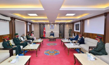 Prime Minister of Nepal K.P. Sharma Oli discussed with Indian Army Chief General Manoj Mukund Naravane on Friday.
