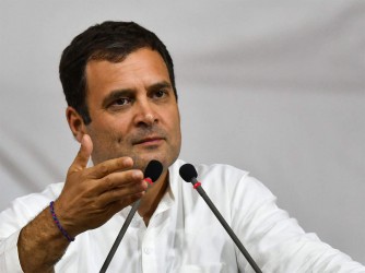 Rahul Gandhi tweets photo of cop ‘beating’ old farmer; BJP shares ‘propaganda vs reality’ video