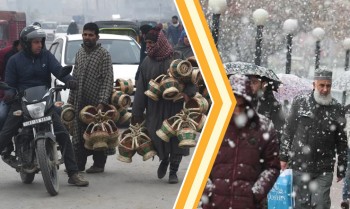 The mercury reached minus 12.9 degrees Celsius at night in Leh