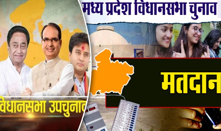 सिंधिया-शिवराज की साख दांव, 28 सीटों के लिए सुबह से मतदान जारी सिंधिया-शिवराज की साख दांव, 28 सीटों के लिए सुबह से मतदान जारी