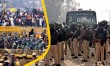 Farmer protest Heavy police deployment on Delhi-Jaipur Expressway