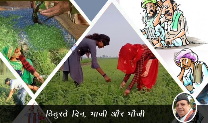 ठिठुरते दिन ,भाजी और भौजी- राकेश अचल द्वारा लेख