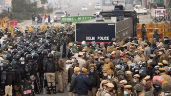 Two officers leading police force at Singhu border tested positive for COVID-19