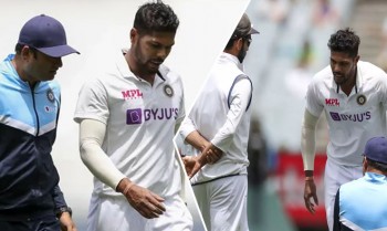 Umesh Yadav taken for scans after complaining of pain in calf