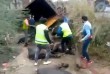Six people died, 11 injured in container accident in Amroha District